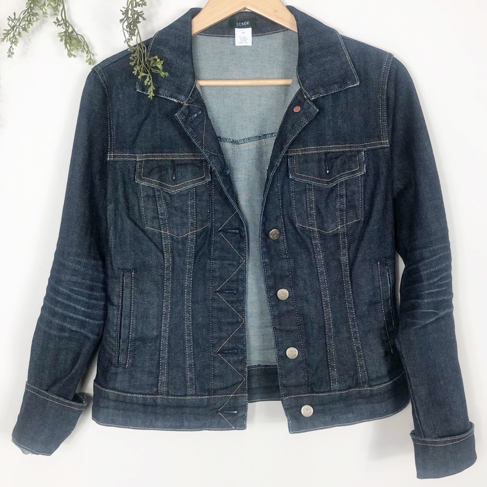 🔥J Crew | Dark Wash Denim Jacket
